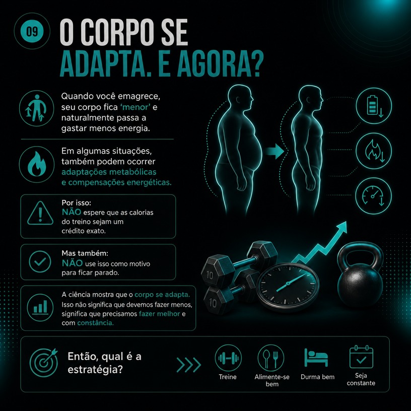 O corpo se adapta. E agora?