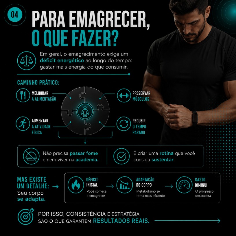 Para emagrecer, o que fazer